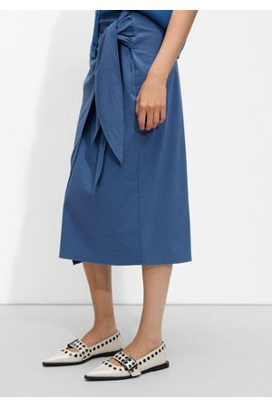 Parfois Falda Midi Con Nudo