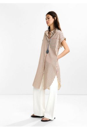 Parfois Vestido camisero con rayas