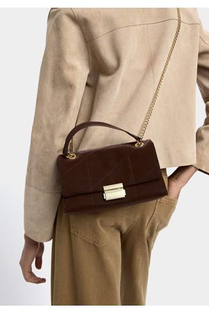 Parfois Bolso de hombro acolchada textura suave