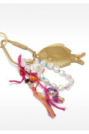 Parfois Llavero charm con concha y pez