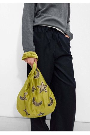 Parfois Bolso De Hombro De Tejido Con Cuentas