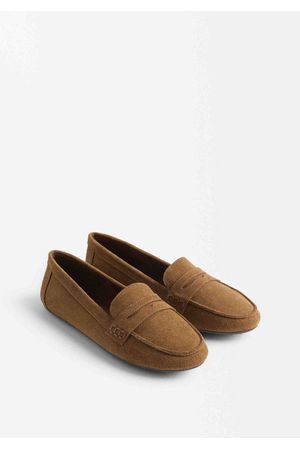 Parfois Mocasines de piel con pespuntes