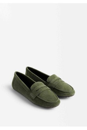 Parfois Mocasines de piel con pespuntes