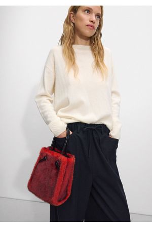 Parfois Bolso Tote Con Efecto Pelo