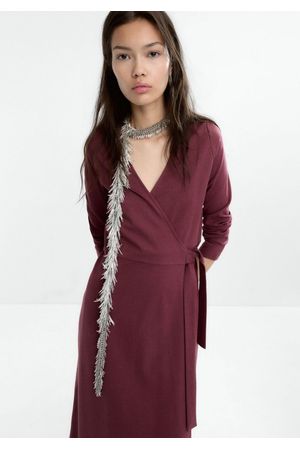 Parfois Vestido Midi De Manga Larga