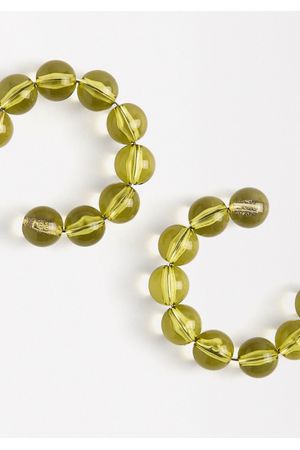 Parfois Zarcillos Abiertas de Resina Transparente