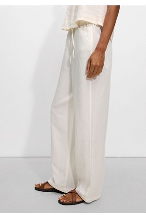 Parfois Pantalones Fluidos Con Lino