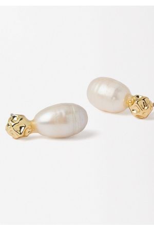 Parfois Zarcillos con Perlas de Agua Dulce