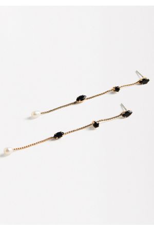 Parfois Zarcillos con Perlas Y Cristales