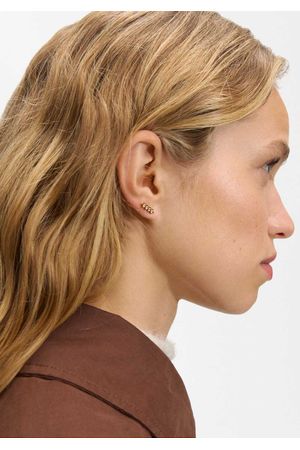 Parfois Zarcillos Cortos Con Cristales - Acero Inoxidable