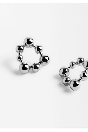 Parfois Zarcillos de aro con esferas