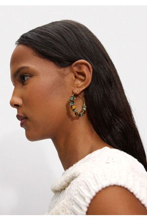 Parfois Zarcillos De Aro Con Piedra