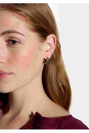 Parfois Zarcillos de aro dorados