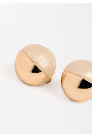 Parfois Zarcillos de Media Esfera con Resina