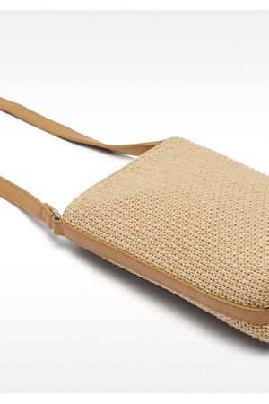 Parfois Cartera para móvil efecto rafia