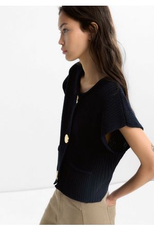 Parfois Chaleco de punto con bolsillos