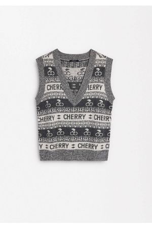 Parfois Chaleco De Punto Estampado