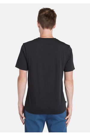 Camiseta de manga corta con logotipo lineal
