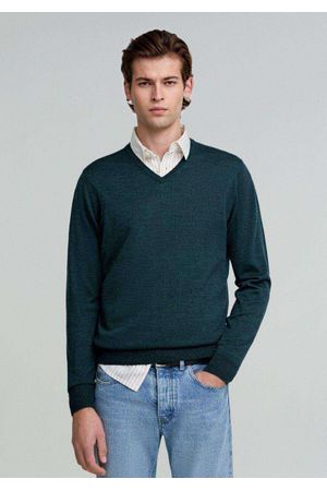 Jersey lana cuello pico