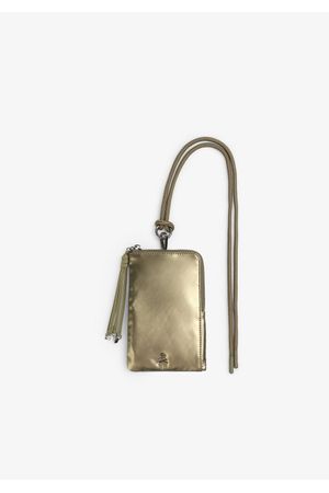 Mini bolso móvil metalizado