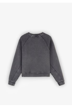 Sudadera lavada logo calavera