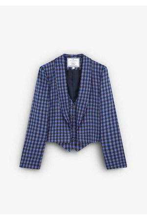 Blazer chaleco cuadros
