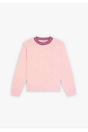 Sudadera cuello detalle bordado