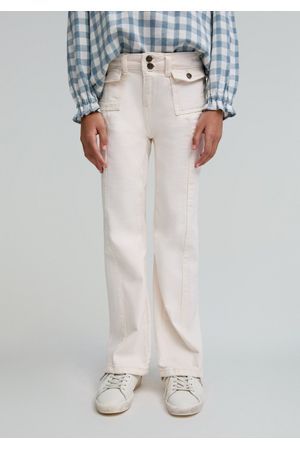 Pantalón flare botones