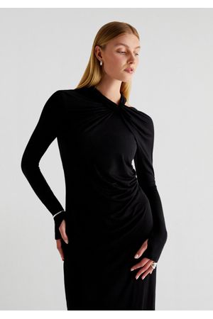 Vestido abertura nudo