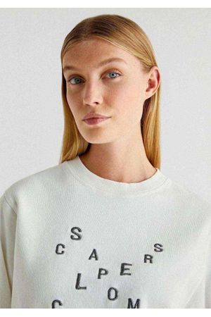 Sudadera letras bordadas