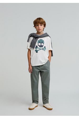 Camiseta calavera étnica