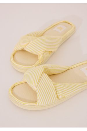 Pantuflas de seersucker