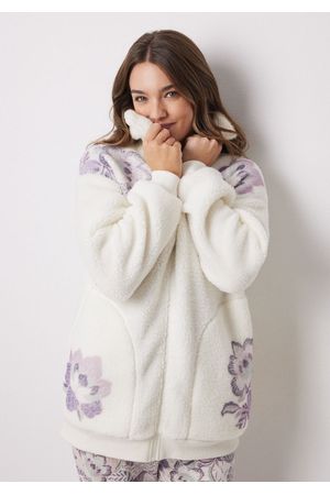 Bata Corta Borreguito De Flores