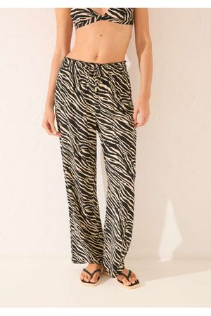 Pantalón con estampado animal