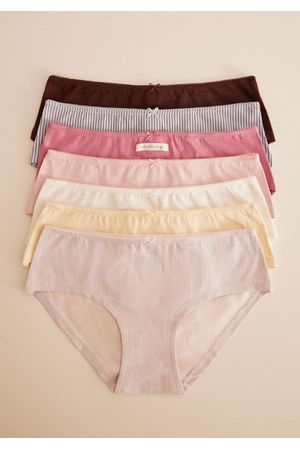 Pack 7 panties culotte rayas