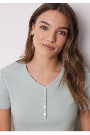 Camiseta Manga Corta Canalé