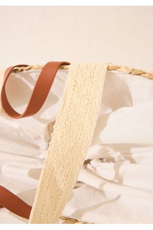 Bolso grande capazo rafia