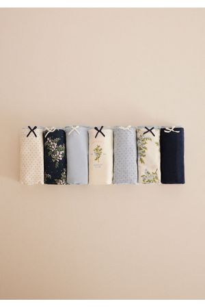 Pack 7 panties clásicos flores