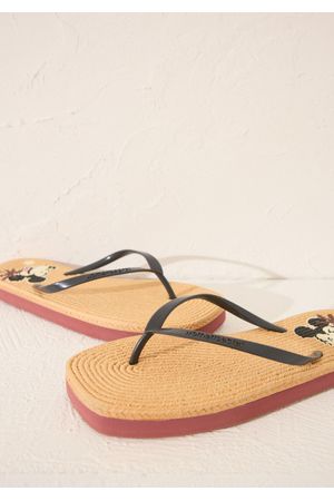 Sandalias de plataforma efecto rafia