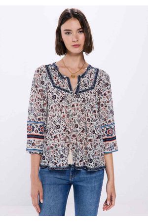 Blusa boho flores