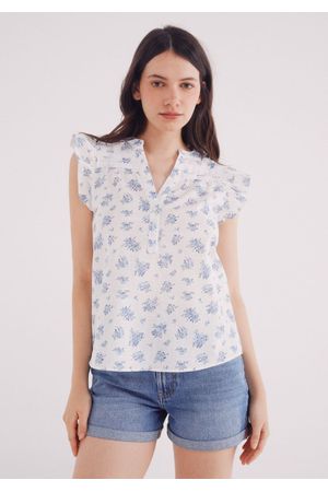 Blusa lace insertado