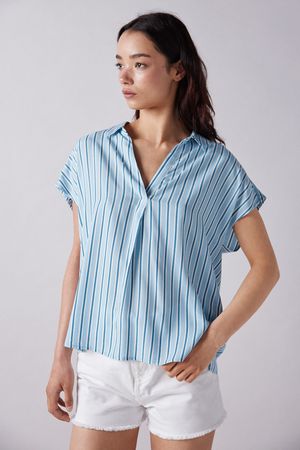 Blusa polera estampada