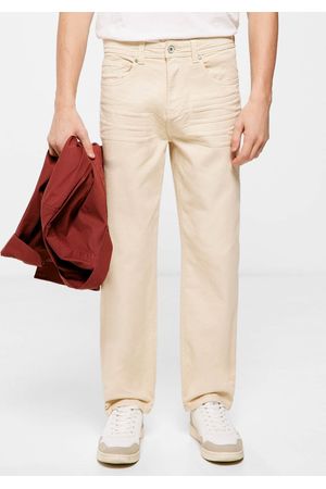 Pantalón 5 bolsillos color regular relax lavado