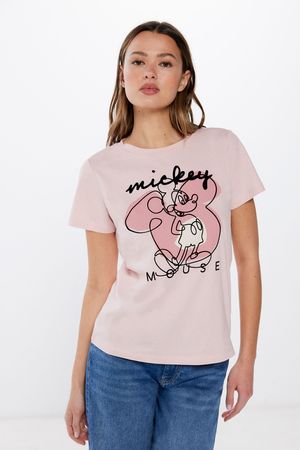 Camiseta Mickey Mouse relieve