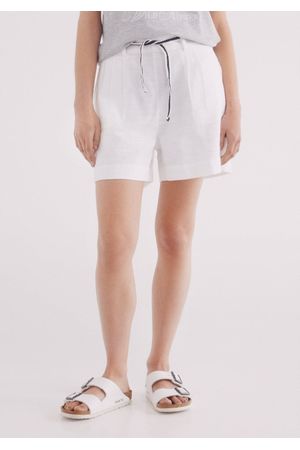 Shorts cinturón rústico algodón