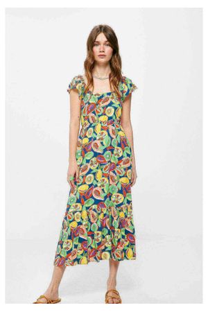 Vestido Midi Espalda Cruzada