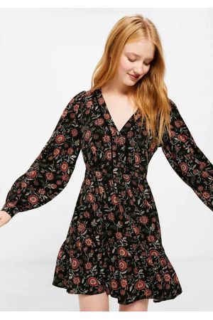 Vestido Corto Estampado Lace Escote