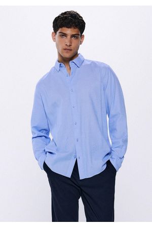 Camisa vestir bicolor