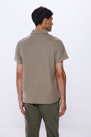 Polo piqué look vestido regular fit