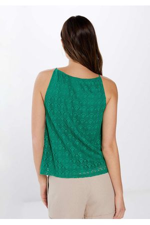 Top escote halter crochet
